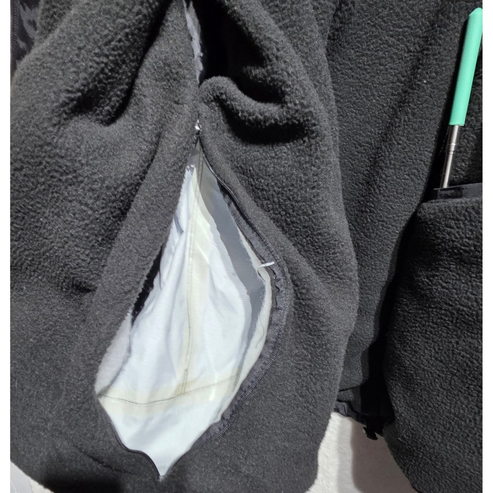 Black Fleece Lined Hooded Jacket Knights of Columbus St Ambrose Council 1489 XL - Picture 11 of 14
